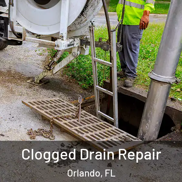  Clogged Drain Repair Orlando, FL